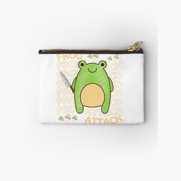 Item preview, Cute Cartoon Kawaii Frog holding knife | adorable knife animals | Japanese Kawaii aesthetic | Kawaii knife Frog | Froggy knife | Chibi kawaii frog and mushrooms designed and sold by Saffire6.