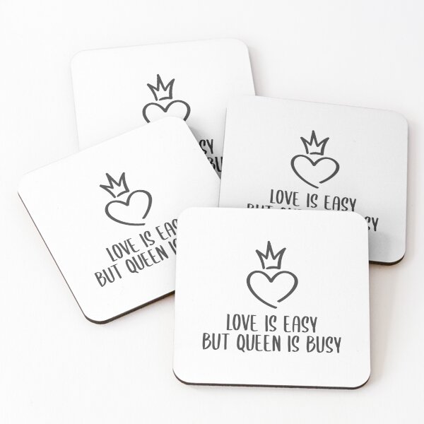 Item preview, Love is easy but queen is busy designed and sold by savrins.