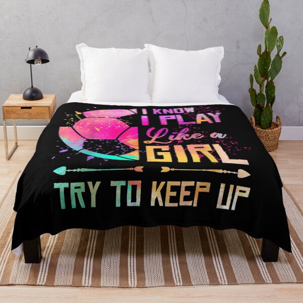 Item preview, I Know I Play Like A Girl Soccer  designed and sold by u8ritaae.