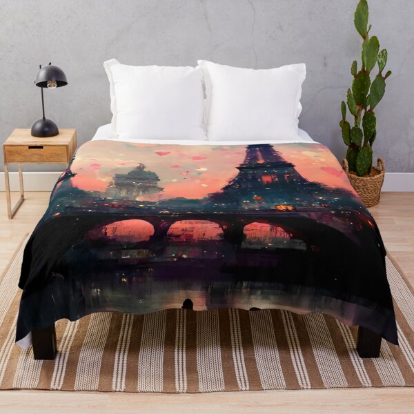 Item preview, Paris for lovers, by night, painting designed and sold by GeneratedArt.