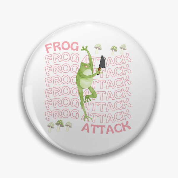 Item preview, Cute Cartoon Kawaii Frog holding knife | adorable knife animals | Japanese Kawaii aesthetic | Kawaii knife Frog | Froggy knife | Chibi kawaii frog and mushrooms designed and sold by Saffire6.