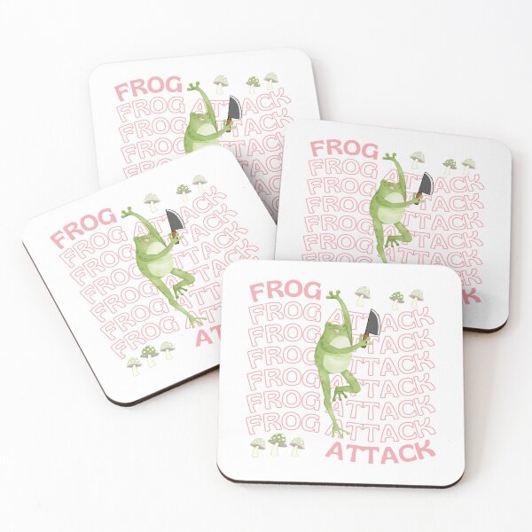 Item preview, Cute Cartoon Kawaii Frog holding knife | adorable knife animals | Japanese Kawaii aesthetic | Kawaii knife Frog | Froggy knife | Chibi kawaii frog and mushrooms designed and sold by Saffire6.
