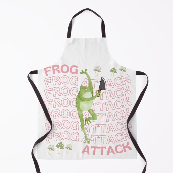 Item preview, Cute Cartoon Kawaii Frog holding knife | adorable knife animals | Japanese Kawaii aesthetic | Kawaii knife Frog | Froggy knife | Chibi kawaii frog and mushrooms designed and sold by Saffire6.
