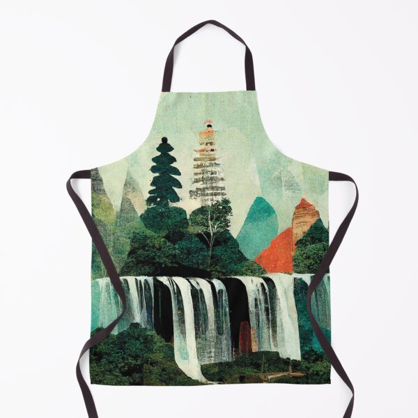 Item preview, Forest Waterfalls Collage designed and sold by visionaryberry.