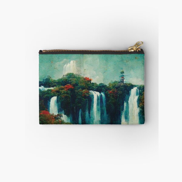 Item preview, Forest Waterfalls Collage designed and sold by visionaryberry.