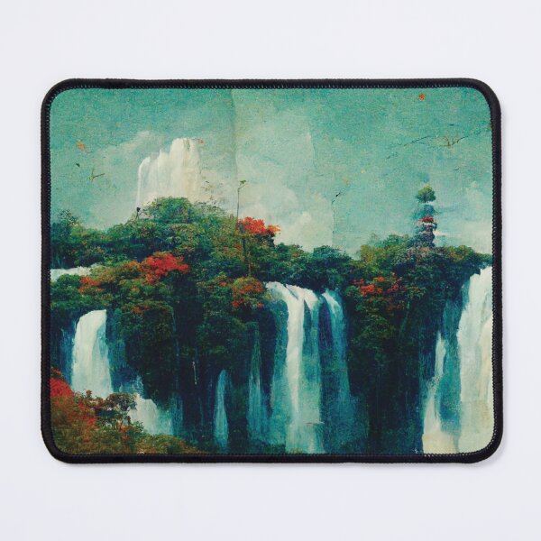 Item preview, Forest Waterfalls Collage designed and sold by visionaryberry.