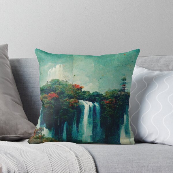 Item preview, Forest Waterfalls Collage designed and sold by visionaryberry.