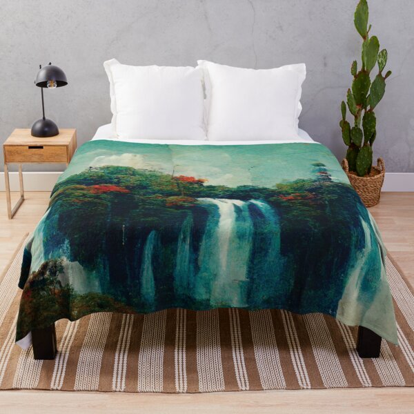 Item preview, Forest Waterfalls Collage designed and sold by visionaryberry.