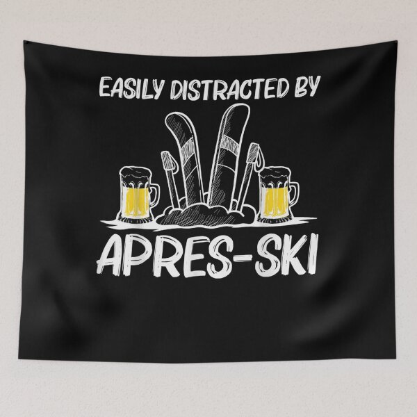 Item preview, Best Apres Ski Art For Men Women Skiing Skier Winter Sport  designed and sold by u8ritaae.