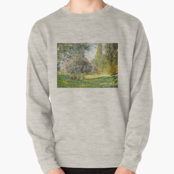 The Parc Monceau - Claude Monet Pullover Sweatshirt