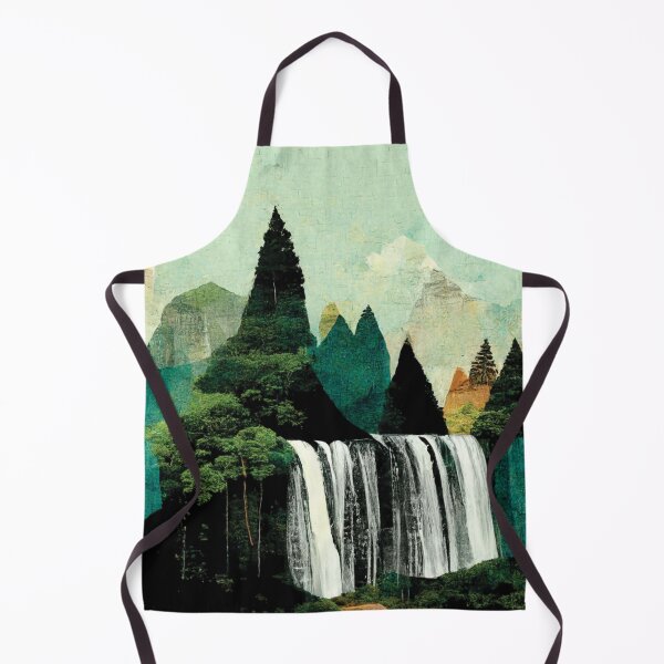 Item preview, Waterfalls of the Forest Collage designed and sold by visionaryberry.