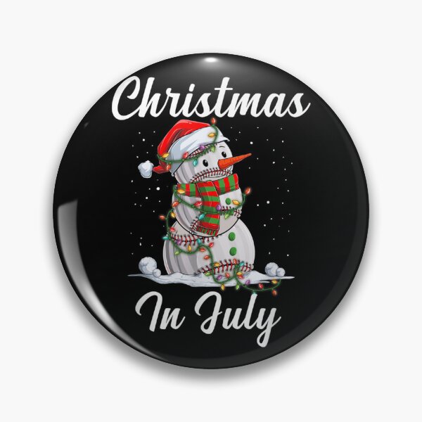 Item preview, Christmas In July Baseball Snowman Santa Hat Summer 2022  designed and sold by u8ritaae.