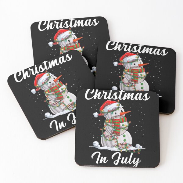 Item preview, Christmas In July Baseball Snowman Santa Hat Summer 2022  designed and sold by u8ritaae.