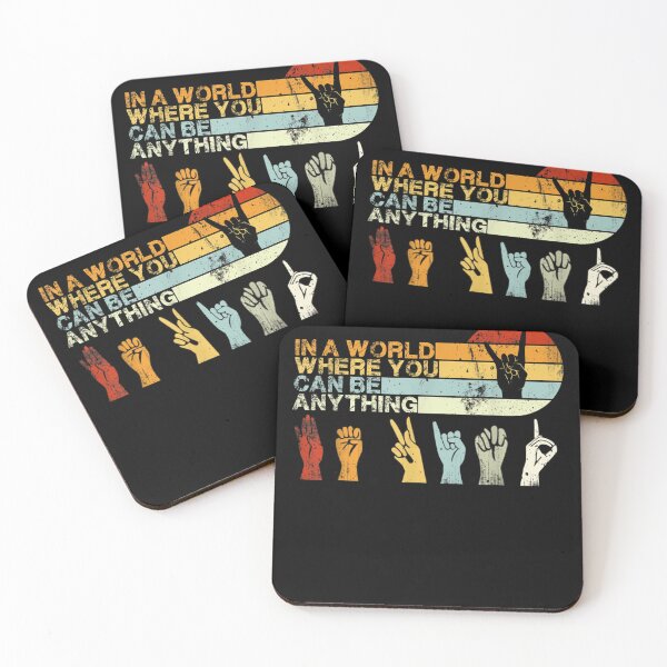 Item preview, In The World Where You Can Be Anything Be Kind Sign Language  designed and sold by judyufmi.