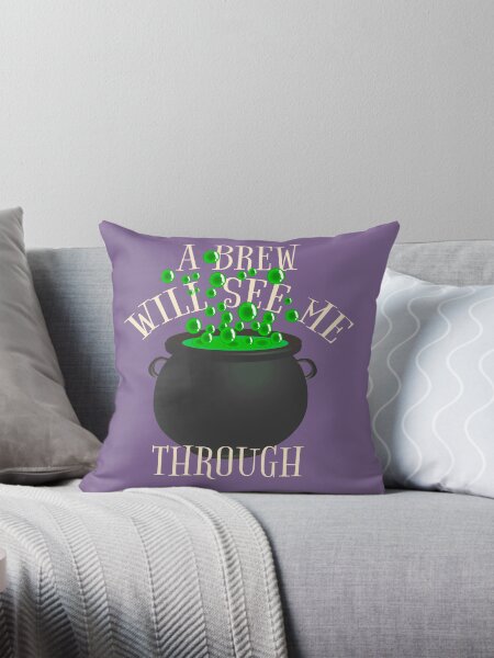 Item preview, A Brew Will See Me Through, Great Drinking Design For Halloween  designed and sold by TrulyEpoque.
