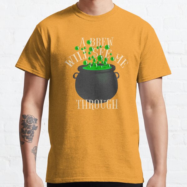 Item preview, A Brew Will See Me Through, Great Drinking Design For Halloween  designed and sold by TrulyEpoque.
