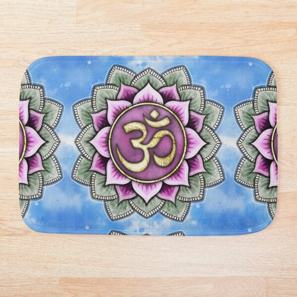 Item preview, Om símbolo diseño flor de loto designed and sold by Milamara.