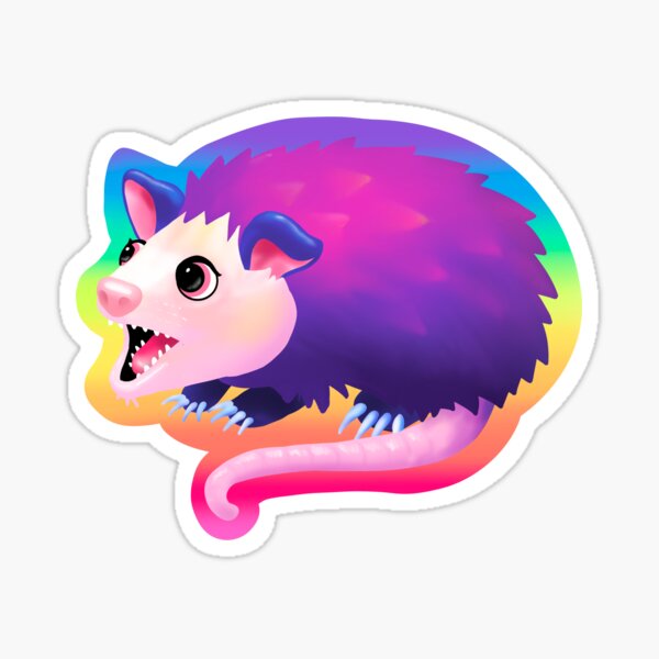 Eat the Rich Lisa Frank Inspired Sticker