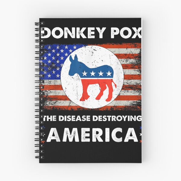 Item preview, Donkey Pox The Disease Destroying America Usa Flag Donkeypox  designed and sold by judyufmi.