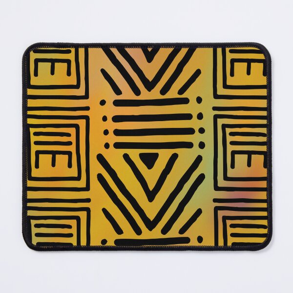 Item preview, African Bogolan Colorful Rainbow Pattern designed and sold by funkyvibes.