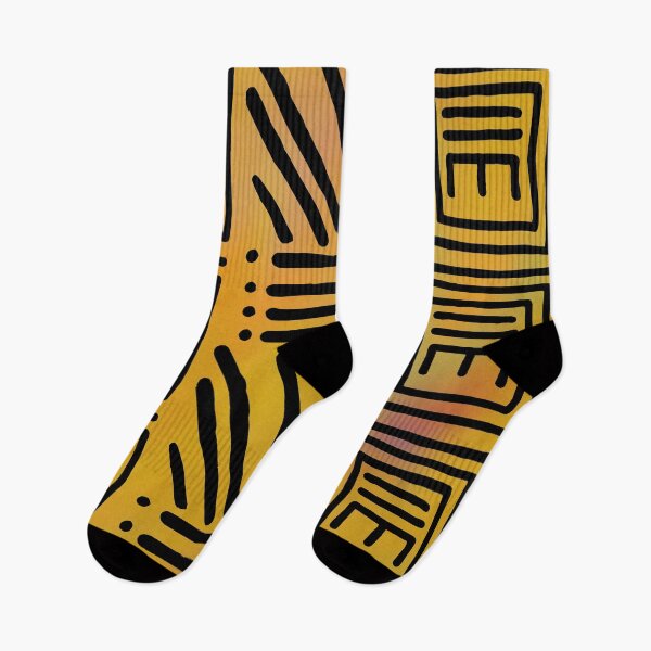 Item preview, African Bogolan Colorful Rainbow Pattern designed and sold by funkyvibes.