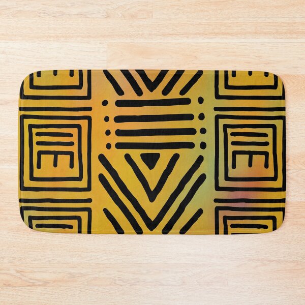 Item preview, African Bogolan Colorful Rainbow Pattern designed and sold by funkyvibes.