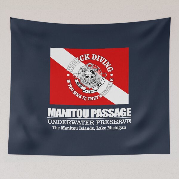 Item preview, Manitou Passage UP (best wrecks) designed and sold by curranmorgan.