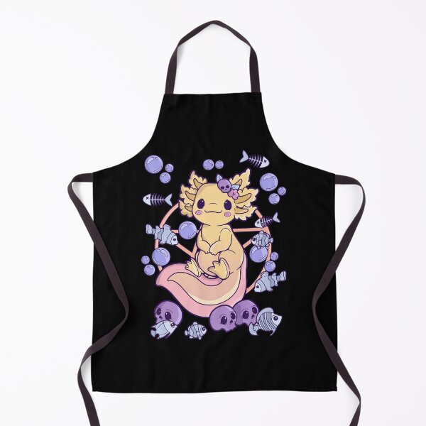 Item preview, Pastel Goth Halloween Horror Chibi Axolotl Creepy Kawaii designed and sold by DSWShirts.