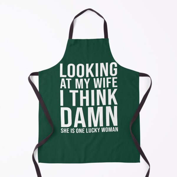 Item preview, Funny Shirt for Men, Looking At My Wife I Think She Damn She Is One Lucky Women, Birthday Gift Shirt designed and sold by HONEY-CASHOP.