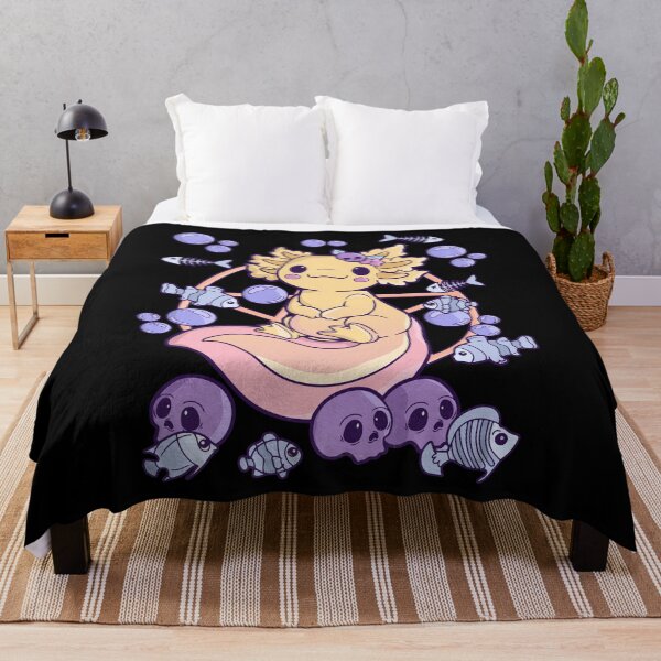 Item preview, Pastel Goth Halloween Horror Chibi Axolotl Creepy Kawaii designed and sold by DSWShirts.