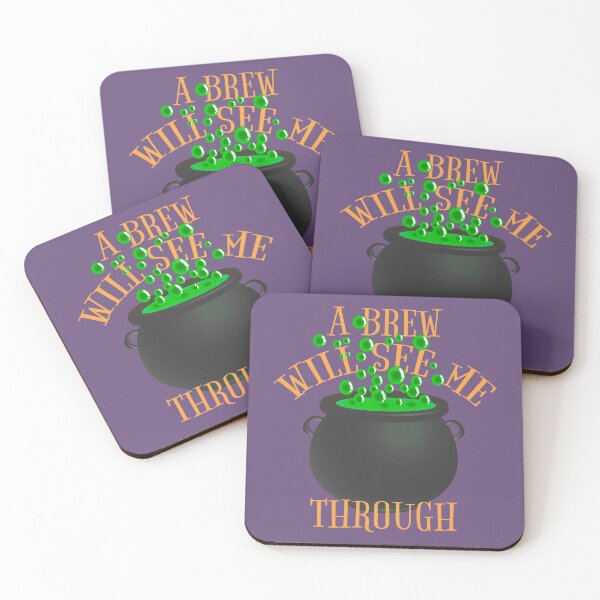 Item preview, Fun A Brew Will See Me Through, Great Drinking Design For Halloween  designed and sold by TrulyEpoque.