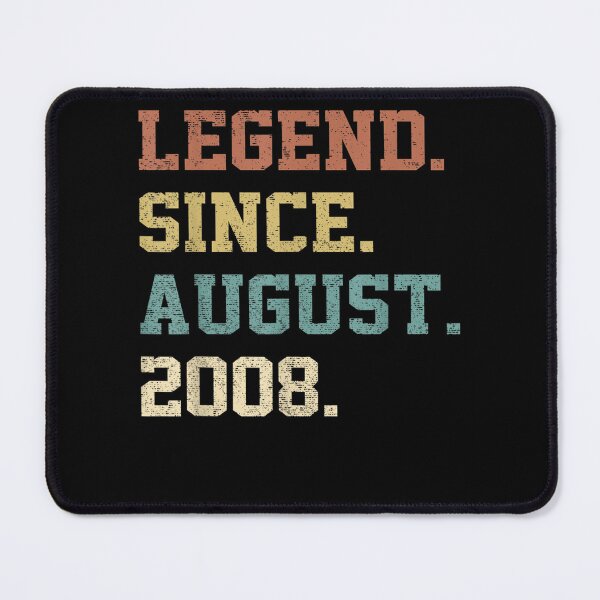 Item preview, 14 Years Old Gifts Legend Since August 2008th Birthday designed and sold by u8ritaae.