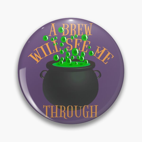 Item preview, Fun A Brew Will See Me Through, Great Drinking Design For Halloween  designed and sold by TrulyEpoque.