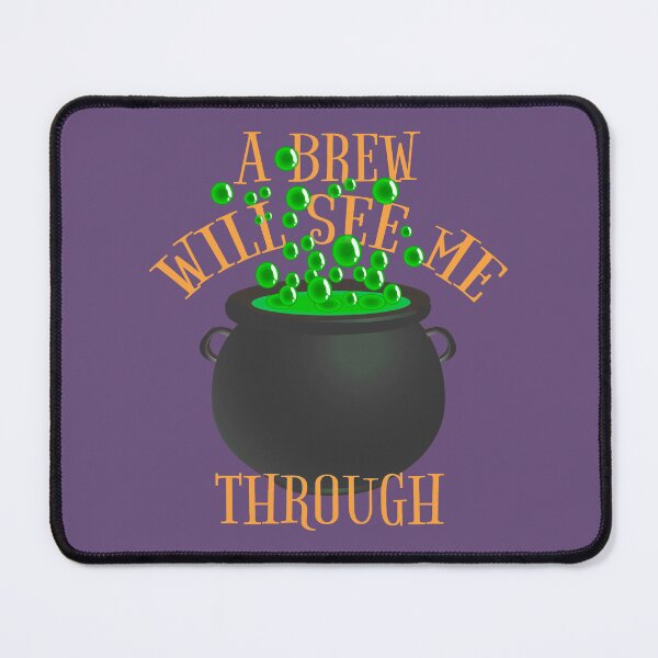 Item preview, Fun A Brew Will See Me Through, Great Drinking Design For Halloween  designed and sold by TrulyEpoque.