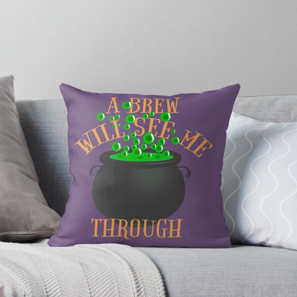 Item preview, Fun A Brew Will See Me Through, Great Drinking Design For Halloween  designed and sold by TrulyEpoque.