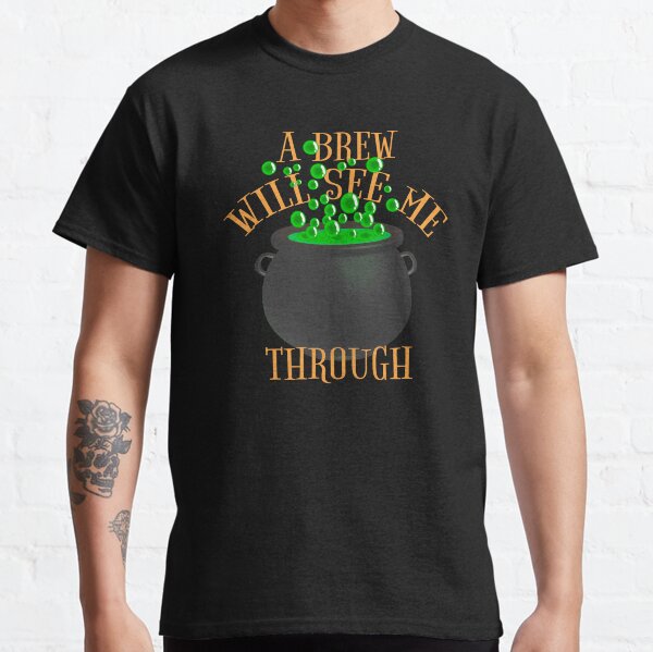 Item preview, Fun A Brew Will See Me Through, Great Drinking Design For Halloween  designed and sold by TrulyEpoque.