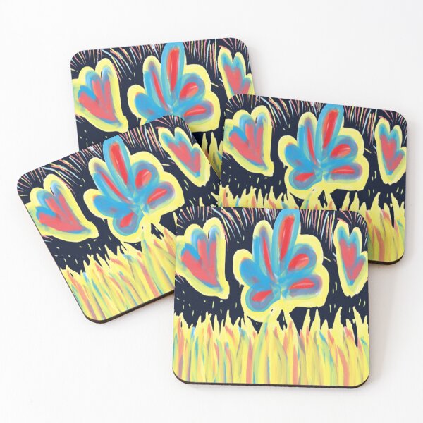 Item preview, Blossom of red, blue, yellow and black fire designed and sold by Darkies-store.