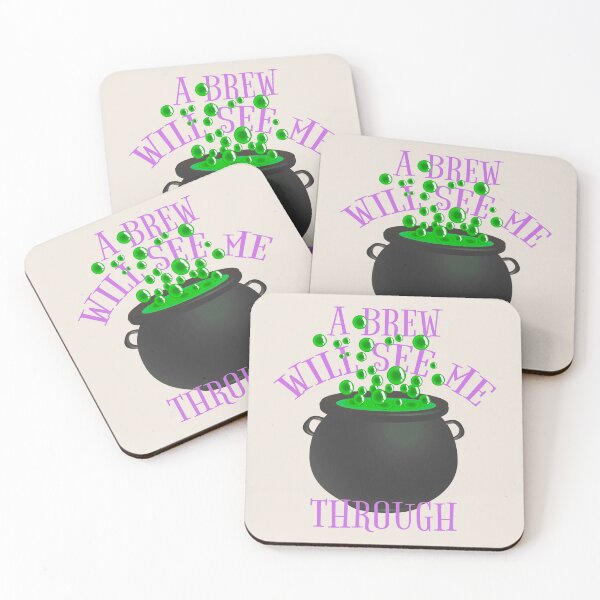 Item preview, Purple A Brew Will See Me Through, Great Drinking Design For Halloween  designed and sold by TrulyEpoque.