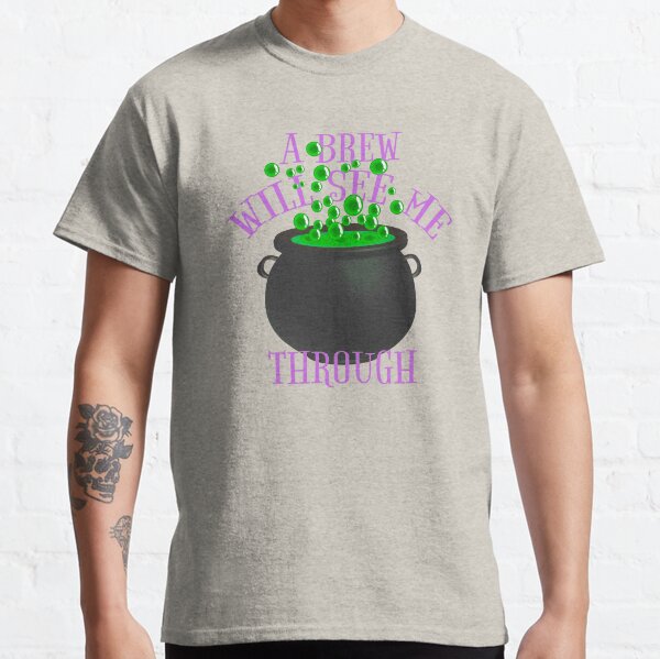 Item preview, Purple A Brew Will See Me Through, Great Drinking Design For Halloween  designed and sold by TrulyEpoque.