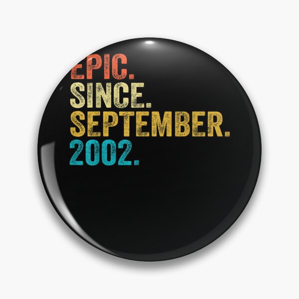 Item preview, 20 Year Old Gift Epic Since September 2002 20th Birthday Boy  designed and sold by u8ritaae.