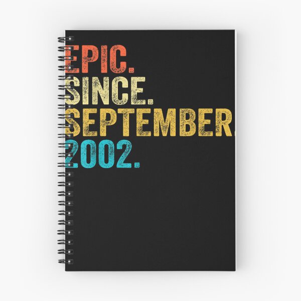 Item preview, 20 Year Old Gift Epic Since September 2002 20th Birthday Boy  designed and sold by u8ritaae.