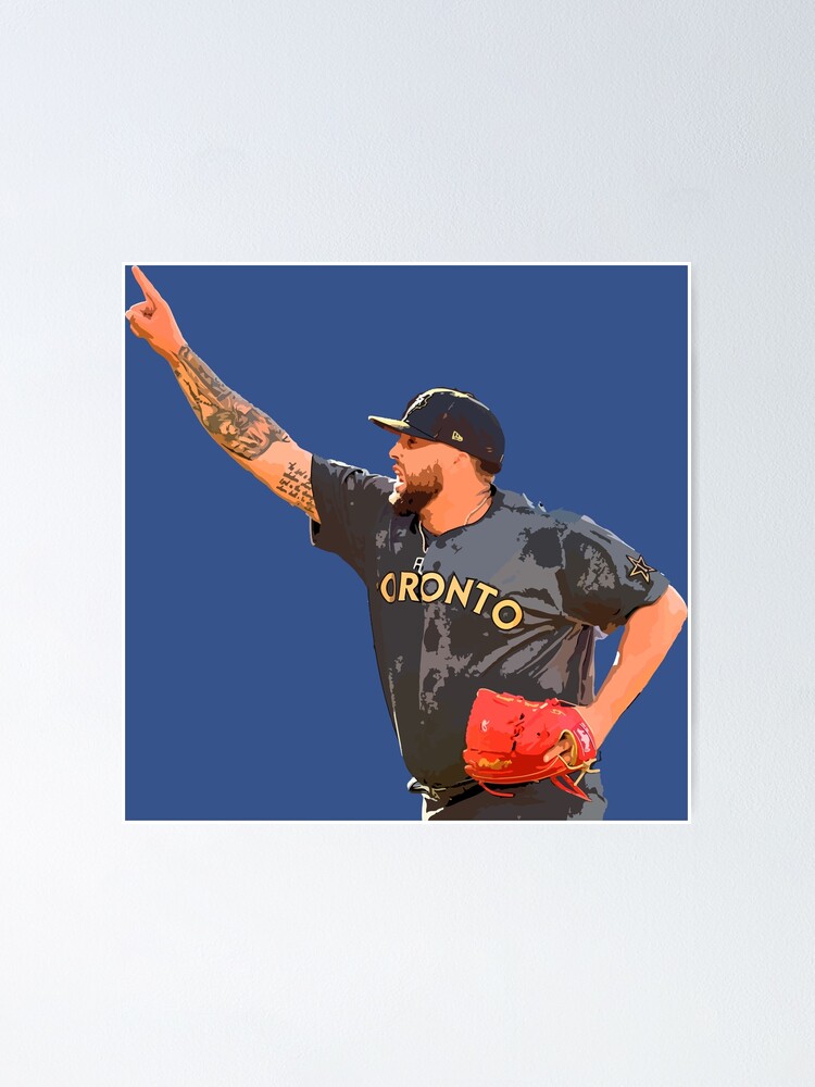 Alek Manoah Baseball Paper Poster Blue Jays 2 - Alek Manoah - T-Shirt