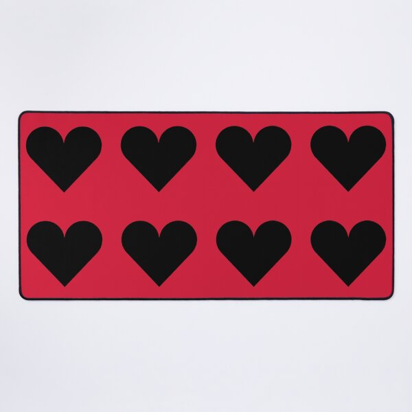 Item preview, Large BLACK and RED LOVE HEARTS designed and sold by RachelMacht.