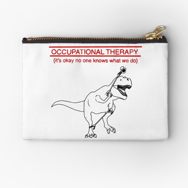 Terapia Ocupacional (fondo blanco) Bolsos de mano