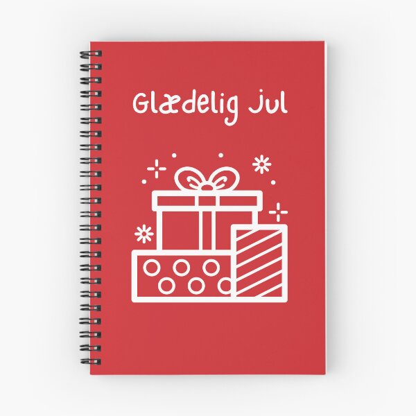 Item preview, Glædelig Jul (happy Christmas in Danish) Julekort Christmas gifts Danish Christmas   designed and sold by Pommallina.