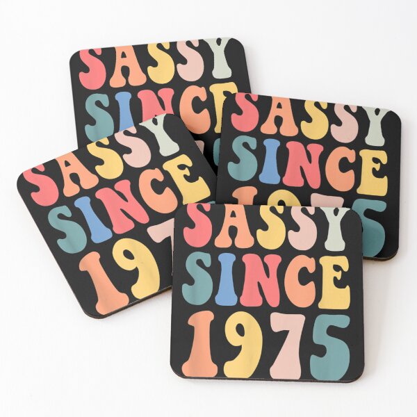 Item preview, Groovy Sassy Since 1975 Novelty 1975 Women Birthday Party  designed and sold by u8ritaae.
