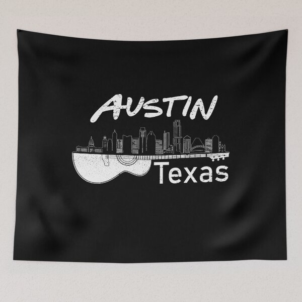 Item preview, Austin Texas Souvenir Guitar Music Lover Gift Men Austin designed and sold by DSWShirts.