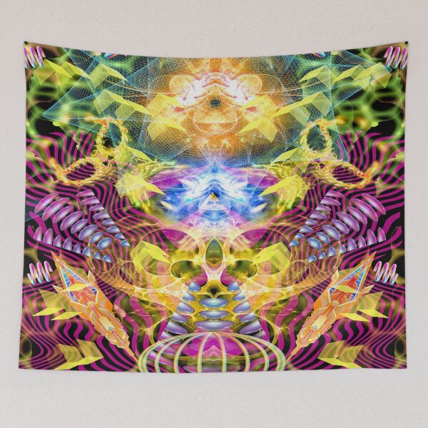 Item preview, Golden Mardi Gras Mindscape designed and sold by Discordant Dreams Art.