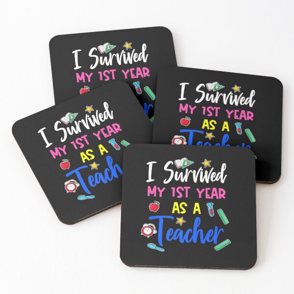 Item preview, FIRST YEAR AS A TEACHER SURVIVED FUNNY END OF LAST designed and sold by sobriowslen.