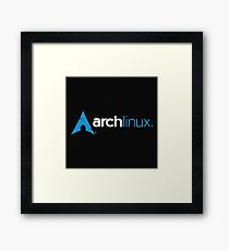Arch Linux Framed Print